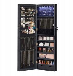 SONGMICS Ékszertartó szekrény tükörrel JJC093B01 (5903332074051)