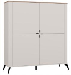 Topeshop Cordoba 4D kasmír komód Bézs Castello tölgy Elegancia és funkcionalitás (CORDOBA 4D KASZMIR/DĄB CASTELLO)