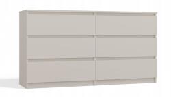 Topeshop Kasmír elegáns komód Modern design és kapacitás egyben (M6 140 KASZMIR KPL)