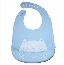  Szilikon előke Cica zsebes előke (6932113023079)