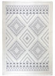 dywanypers Desire Szőnyeg 30918A Rombusz Modern Krémszürke 80x150 (30918A cream kremowy z frędzlami)