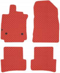 Max-Dywanik Renault Clio IV 2012-2019 Autószönyegek gumi Piros