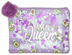  Kozmetikai táska Lány övtáska Vese kézitáska Tolltartó Lila Aranyos (kosmetyczka)