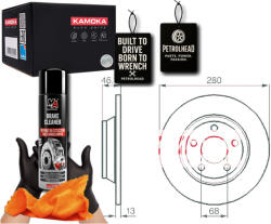 Kamoka Féktárcsák 2DB Audi A4 94-97 Kamoka #Petrolhead Pro+ Kit2