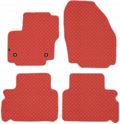Max-Dywanik Ford S Max I 5os 2010-2015 Autószönyegek gumi Piros