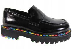 Ravini Női félcipő Ravini 010.1242 MÉRET38 Bőr Fekete Lakk (010.1242)