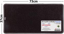 Max-Dywanik Gumi lábtörlő cipőtálca 37x74 cm fekete színű (496017)