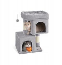 Songmics Jasmina S macskakaparófa szürke (PCT611W01)