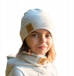 Bubalove Tavaszi sapka Fiúnak, kéményes Csecsemő Pamut Vékony. Világosszürke (Komplet czapka i komin jasnoszary W0)