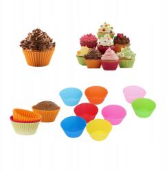  Szilikon Muffin Formák Muffin Sütőformák Születésnap 8 Db (110916)