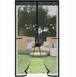  Mágneses szúnyogháló erkélyajtóra Teraszra Fekete 90 x 205 cm (B0DT64FNPQ)