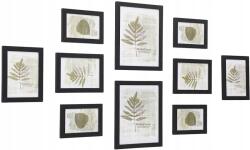 SONGMICS Boba képkeret 10 képpel, fekete (RPF310H)
