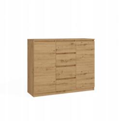Topeshop Komód Nagy 2D4S/120 Artisan tölgy Modern és funkcionális (5902838466780)