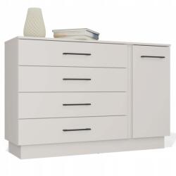 Topeshop Amber 1D4S Kasmír komód 1 ajtóval és 4 fiókkal nappaliba/hálószobába (M-MP-K-AMB-1D4S-KASZ)