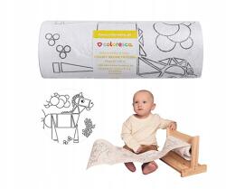 Coloresca kifestőkönyv 30m-es tekercsben kicsiknek 1 plusz kreatív játék (KOL-008-BI)