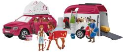 Schleich Schleich Horse Club Приключения с автомобил и ремарке за конче модел играчка (42535)