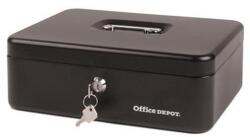 Office Depot nagy pénzkazetta fekete (4049653) - bestbyte