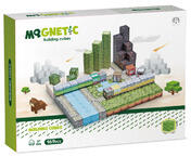  Mágneses építőkockák - zöld város 169 db /cs (310401512)
