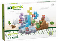  Mágneses építőkockák - zöld város 100 db /cs (310401511)