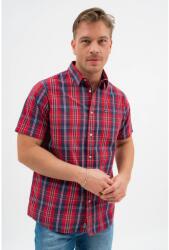BUDMIL Regular fit rövid ujjú férfi ing piros-sötétkék 20440273-003261-0899 (5996408901887)