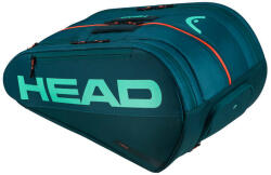 Head Tour Padel Bag L Green/Orange Táska teniszütőhöz