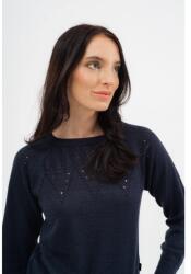 BUDMIL Női vékony kötött pulóver rövid masni díszítéssel XS (5996408902228)