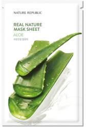 Nature Republic Real Nature bőrnyugtató maszk aloe kivonattal - 23 ml
