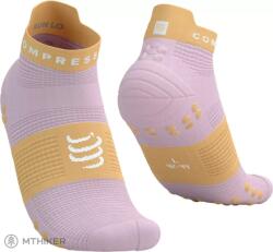 Compressport Pro Racing Socks v4.0 Run Low zokni, rozé/narancssárga (T2 (EU 39-41))