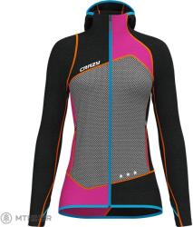 Crazy Pull Ionic női pulóver, élénkpiros/fekete (XL)