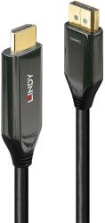 Lindy DisplayPort 1.4 HDMI 2.1 Átalakító Fekete 1m 40930 (40930)