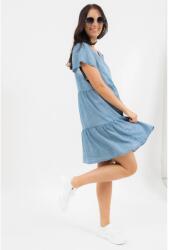 BUDMIL Női nyári ruha v. kék lyocell bővülő fazon 20660025-001261-0699 (5996408906615)