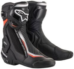 Alpinestars csizma SMX PLUS 2, fekete/fehér/piros fluo, 2025, 48-as méret (M130-264-48)