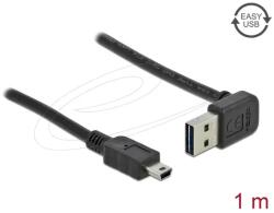 Delock Кабел Delock EASY-USB-A 2.0 мъжко към USB Mini-B мъжко, 1m , черен (DELOCK-83543) - xtreme