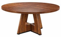  Nappali/Hálószoba asztal, Luxor, dió árnyalat, 120x120x75 cm (DTCFNW3BM)