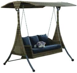 ROJAPLAST Acapulco Kerti Hintaágy - 2 Személyes - Barna