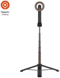 FIXED | Selfie stick with tripod | MagSnap | Bluetooth | Black | 72 cm | Aluminum alloy (FIXSN-M-BK)