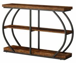  Tömeges nappali/előszoba, Blackswan Design Halley Rustic, citrombarna/fekete, 105x30x80 cm (DVJRGG3BM)