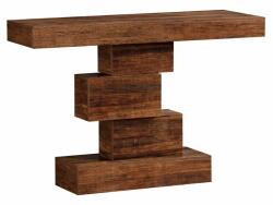  Nappali/előszoba dekorációs asztal, Blackswan Design Model Vertigo, sötétbarna fa, 108x30x80 cm (DFJB0W3BM)