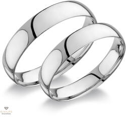 Újvilág Kollekció Fehér arany női karikagyűrű 55-ös méret - C45F/N/55-D