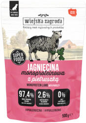 Wiejska Zagroda 2x500g Wiejska Zagroda Monoprotein Adult bárány nedves kutyatáp
