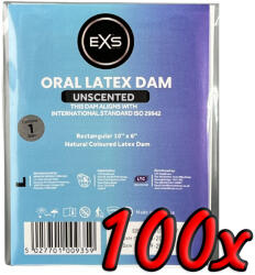 EXS Condoms Oral Dam Natural 100 pack