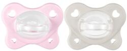 Chicco Suzeta Physio Dual Soft silicon fată 2-6m, 2 buc (AGS73088.51)