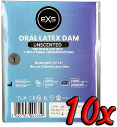 EXS Condoms Oral Dam Natural 10 pack