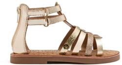 Gioseppo Bőr lapos talpú szandál, Arany, 32 EU (806575333-P-PLATINO-32)