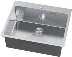 Ruvetti Masivo mosogató adagolóval 60x50 cm acél 5002M_BS60_W (5002MBS60W)