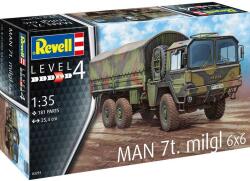 Revell Сглобяем модел Revell - Военен камион MAN 7t Milgl (R03291)
