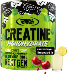 REAL PHARM Kreatin italpor - cseresznye-limonádé íz- 300g