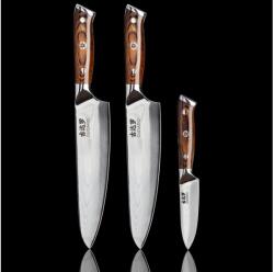 Gudaro Gudaro-szett 2x damaszkuszi séfkés FENG 8" + 1x damaszkuszi konyhakés FENG 3, 5" 2xGU0001+1xGU0003 (GU0001A)