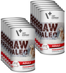 VetExpert VETEXPERT Raw Paleo felnőtt marhahús 12x400 g