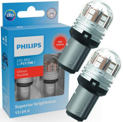 Philips BAY15D P21/5W Ultinon PRO7000 LED piros 12/24V 11499RU70X2